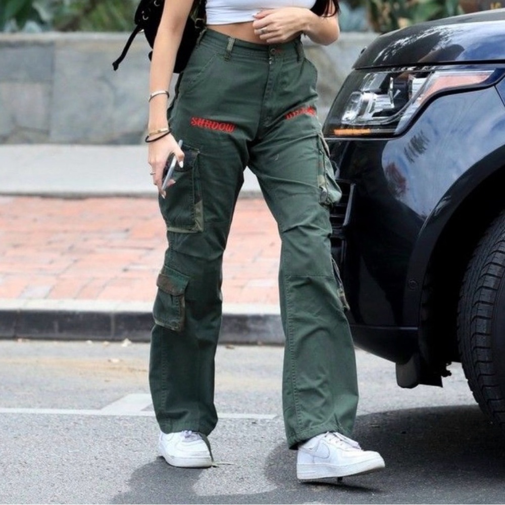 Shadow Hill Green Cargo Pants